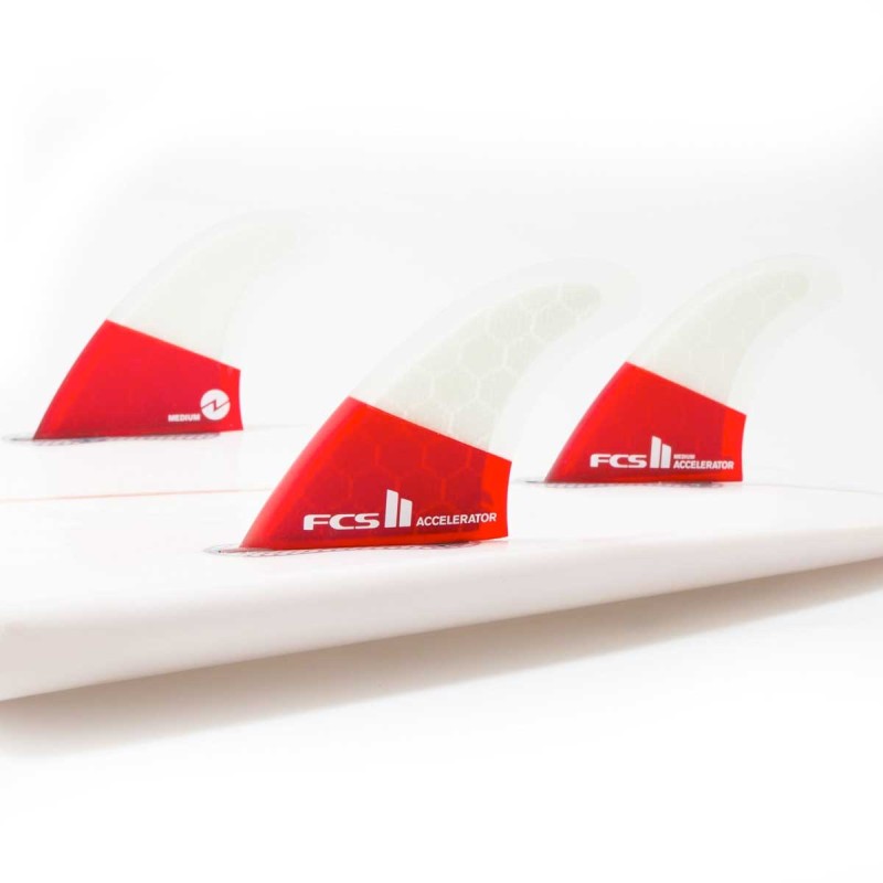 Ailerons FCS II Accelerator PC Red Mood Tri Set