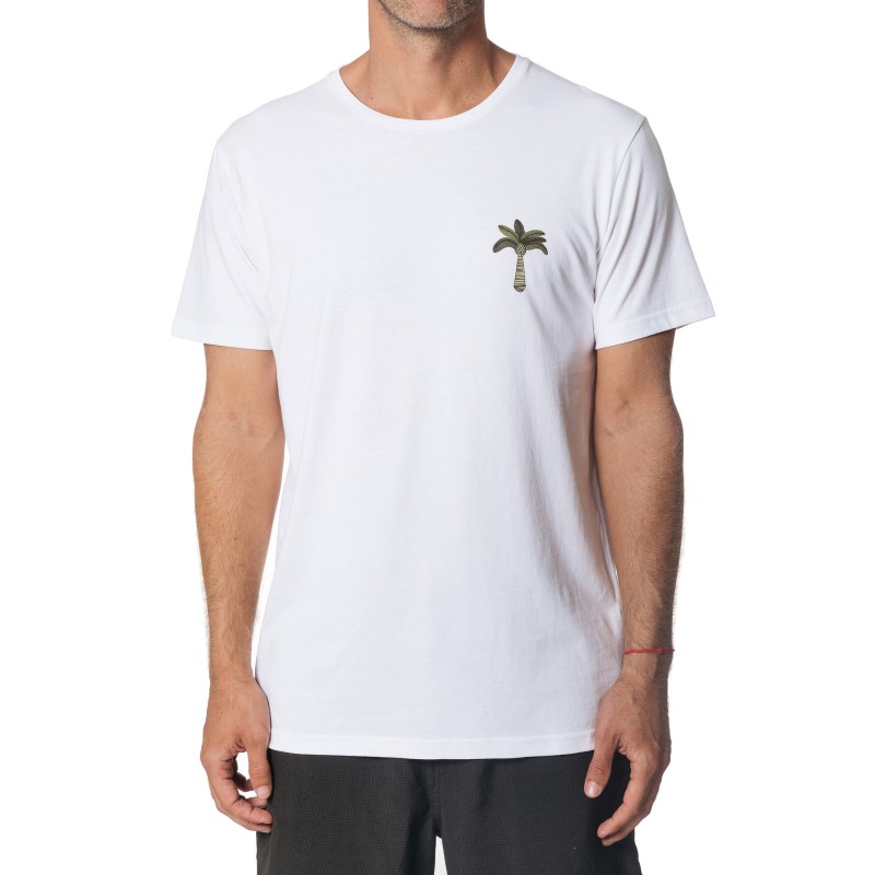 T-Shirt Rip Curl Emblem Optical White