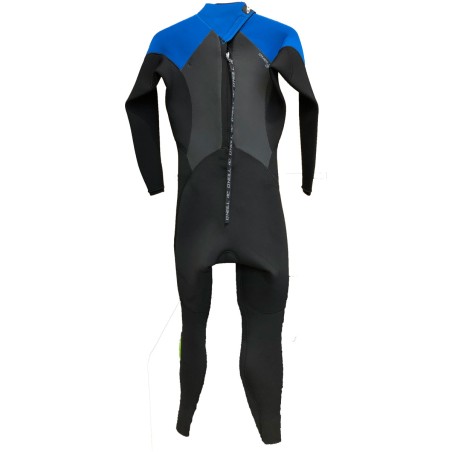 Combinaison O'Neill Epic 5/4 Back Zip Full Black/Ultra Blue/Dayglo