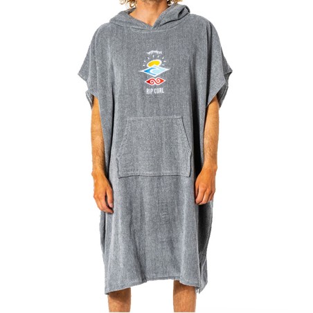 Rip Curl Poncho Wet As Hooded Towel Grey