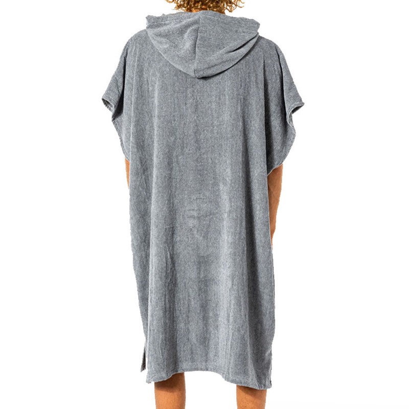 Rip Curl Poncho Wet As Hooded Towel Grey