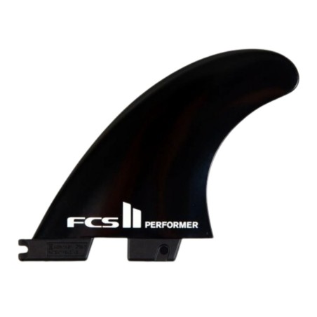 Ailerons FCS II Performer Black Medium Tri Retail Fins