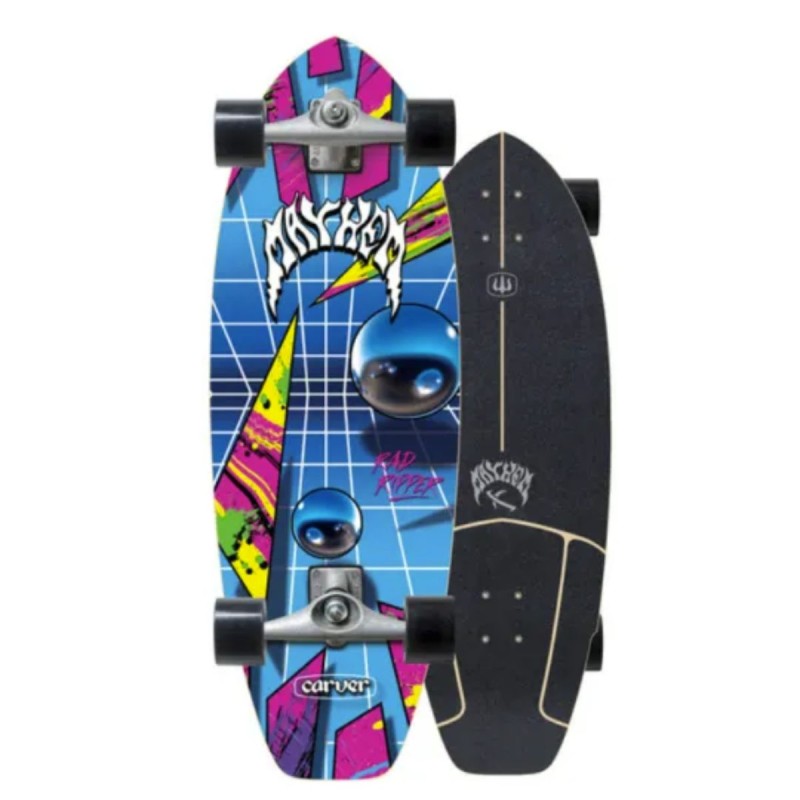 Surfskate Carver Lost Rad Ripper Neon 31" - 2024