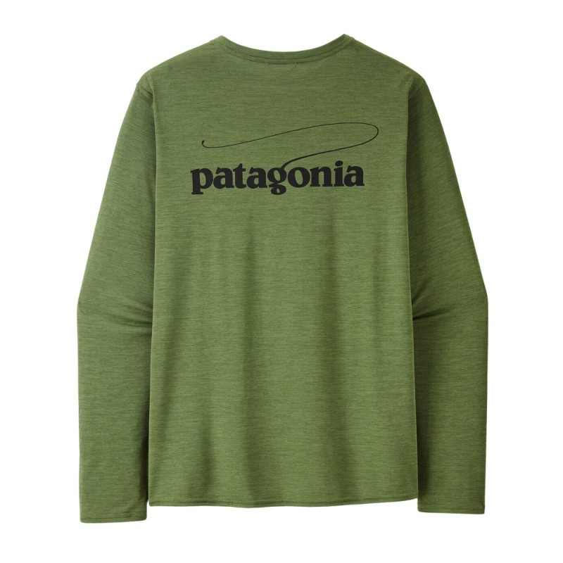 Wetshirt Manches Longues Patagonia Cap Cool Daily - Vert