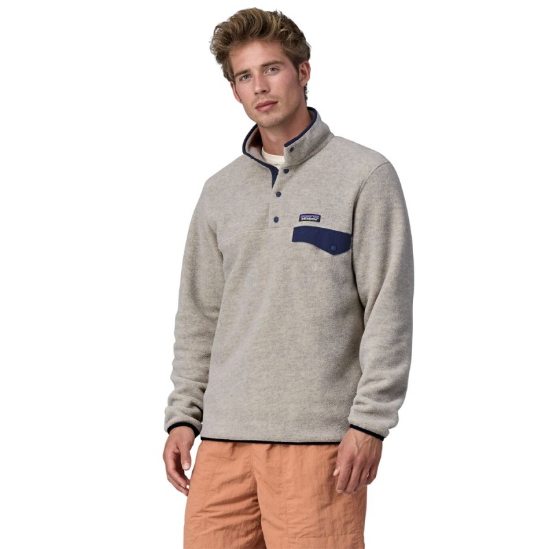 Pull Patagonia Synch Snap-T - Gris