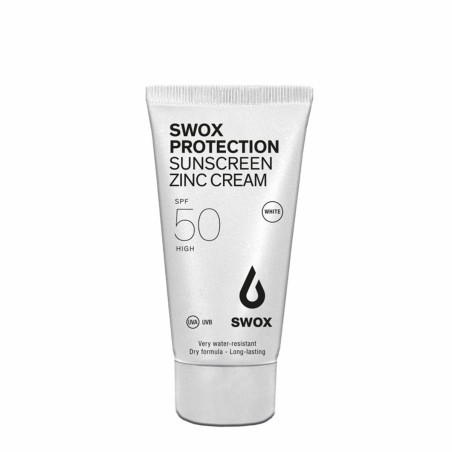 Crème Solaire Visage Swox Zinc SPF 50 - Blanc