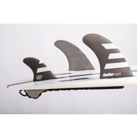 Ailerons Feather Fins 2+1 Click Tab - Noir