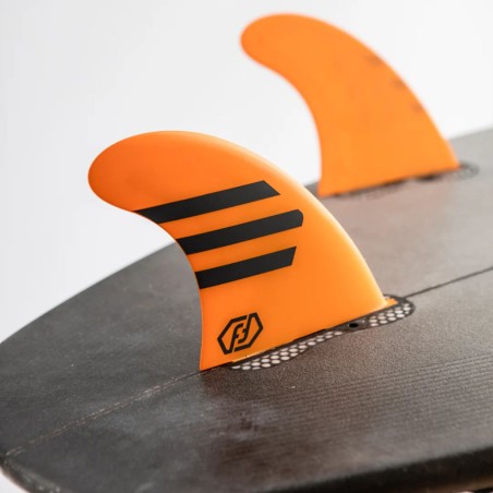 Ailerons Feather Fins Ultralight Click Tab Tri - Orange