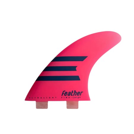 Ailerons Feather Fins Ultralight Epoxy Dual Tab Tri - Rose