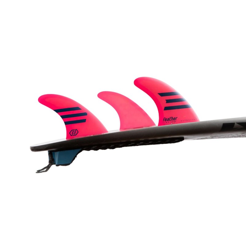 Ailerons Feather Fins Ultralight Epoxy Dual Tab Tri - Rose