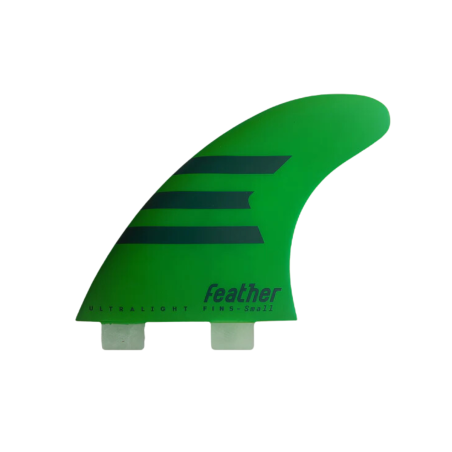 Ailerons Feather Fins Ultralight Epoxy Dual Tab Tri - Vert