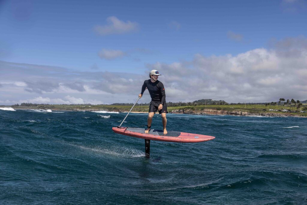 Positionnement Downwind Foil